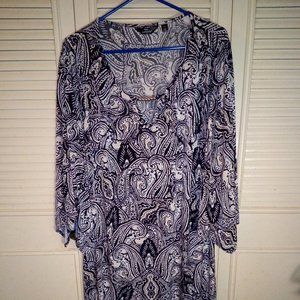 MLLE Gabrielle LS dress size 2X EUC